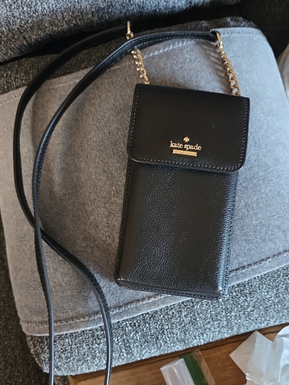 Kate Spade Small Black Leather Crossbody - Picture 4 of 11